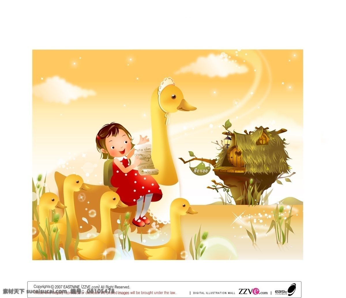 嬉戏 女孩 儿童漫画 风景插画 卡通儿童插画 卡通女孩 日常生活 自然风景 矢量 矢量图 其他矢量图