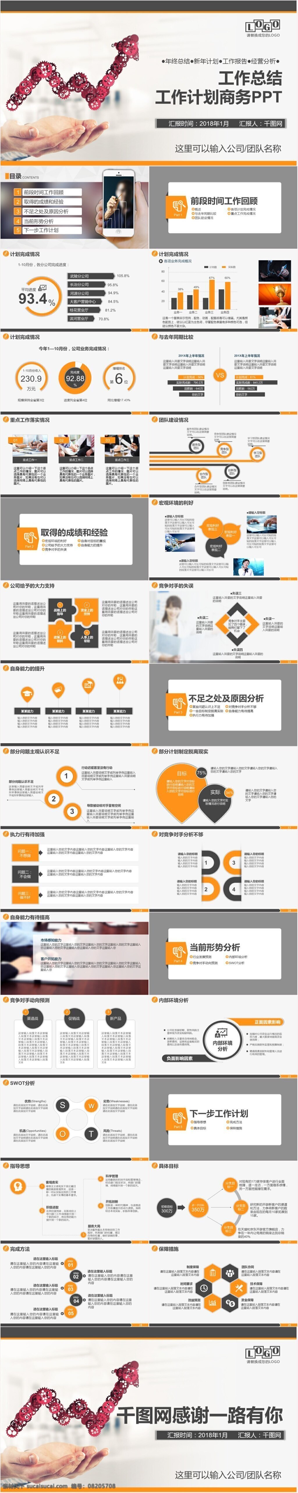 创意 市场部 年终 总结 计划 报告 模板 ppt模板 大气 计划总结 简约 欧美风 商务
