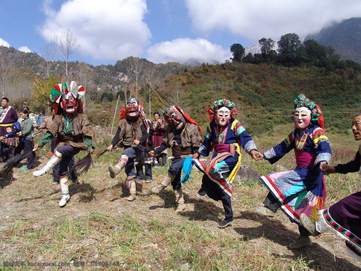 藏族 风情 国内旅游 旅游摄影 民俗文化 藏族风情 藏族舞蹈 乡土风情 羌族文化 psd源文件