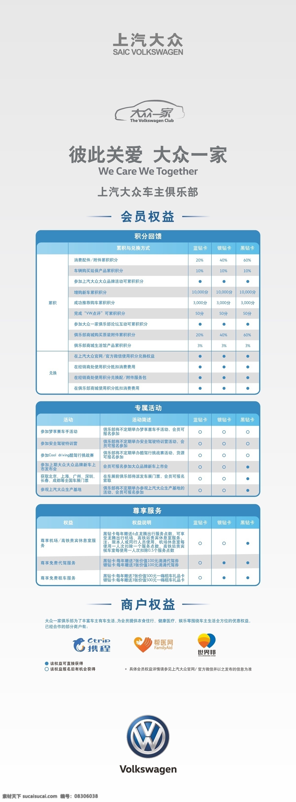 俱乐部易拉宝 俱乐部 入会流程 易拉宝 大众一家 会员权益 分层