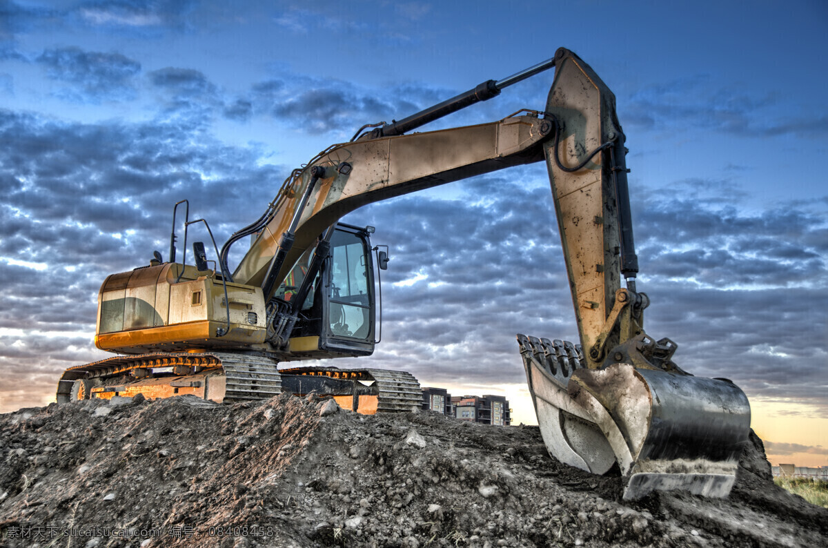 挖掘机 沟机 重工 多用挖掘机 工程机械 施工机械 工业制造 大型机械 工业生产 现代科技