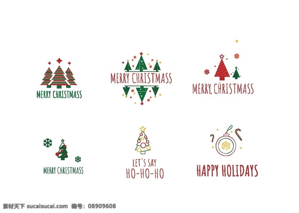 圣诞节矢量图 矢量 手绘 彩绘 创意 花纹 吊球 圣诞 圣诞节 装饰 挂件 彩球 绿色 松树 树木 蝴蝶结 矢量图