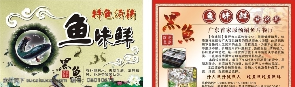 黑鱼 鱼 菜谱 菜单 财鱼 乌鱼 菜单菜谱 矢量