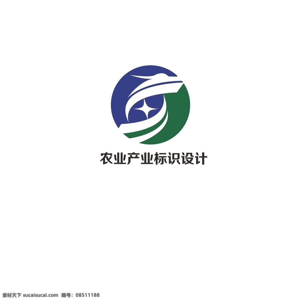 农业 产业 标识设计 龙头 科技 发展 简约 字母s 新星