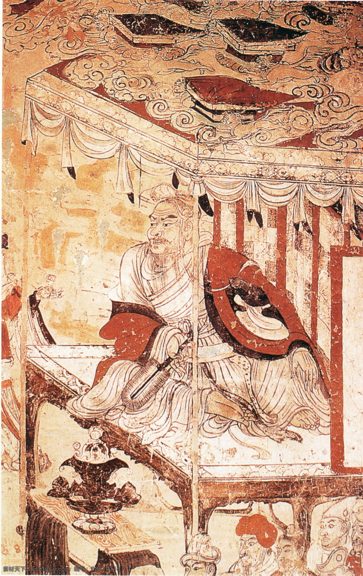 享受免费下载 美术 中国古代人物 大王 领导者 装饰素材 室内装饰用图
