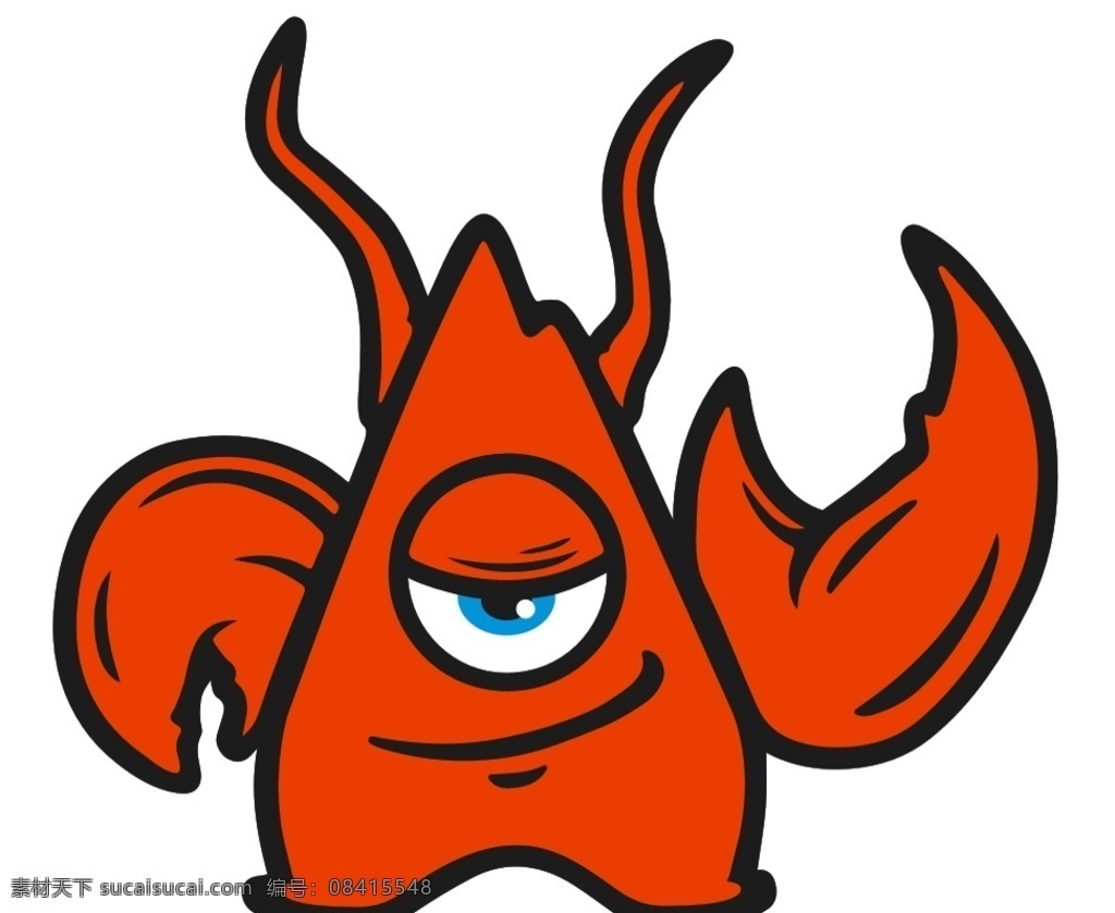 小龙虾标志 小 龙虾 logo 小龙虾设计 小龙虾素材 堕落小龙虾设 小龙虾图案 小龙虾图标 logo设计