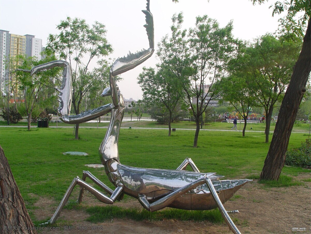 螳螂雕塑 动物雕塑 铸铜雕塑 锻铜雕塑 玻璃钢雕塑 园林景观 城市雕塑 环境艺术 环境设计 景观设计