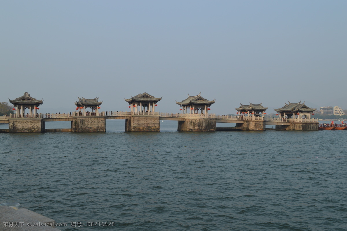 潮州湘子桥 广东 潮州 湘子桥 古代桥梁 建筑的杰作 旅游摄影 国内旅游