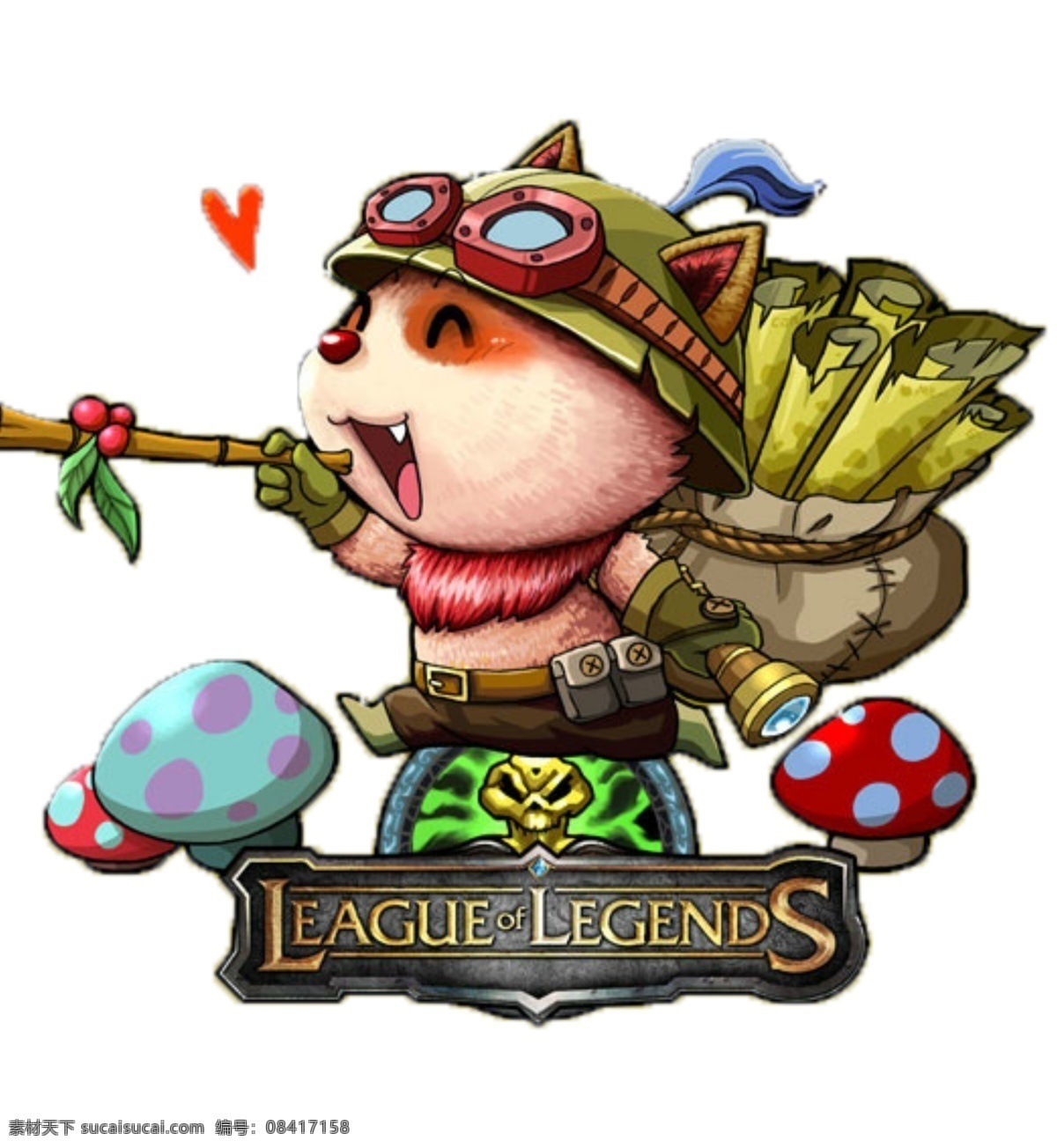 英雄联盟提莫 英雄联盟 提莫 大头 lol英雄 lol 源文件