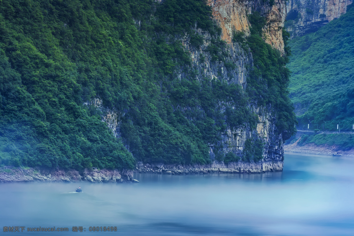 晨雾三峡 三峡 山水 旅游 景点 风景 自然景观 山水风景