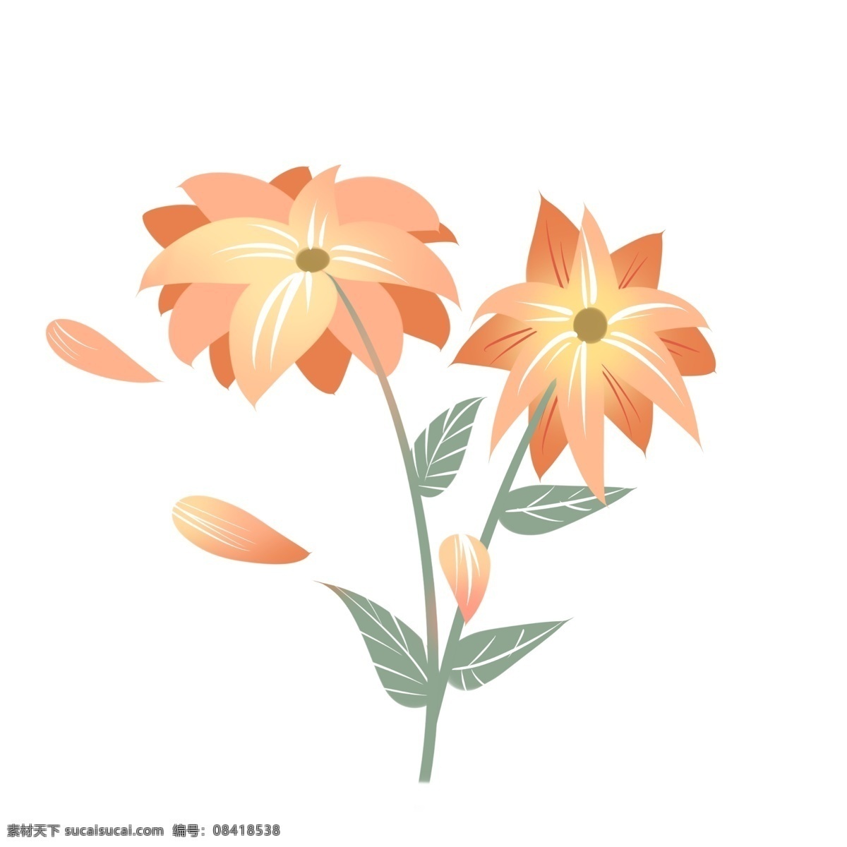 粉色 花儿 绿色 树叶 软软糯糯 少女心配色 手绘小清新 原创 小花朵 蓝天漂浮 红晕 可爱 手绘 卡通
