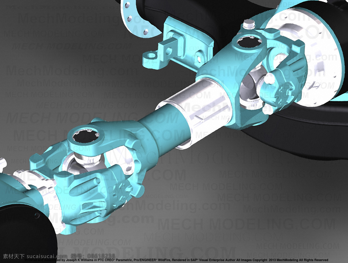 类 悬挂 部件 cad 卡车 转向架 proe 轴 3d模型素材 其他3d模型