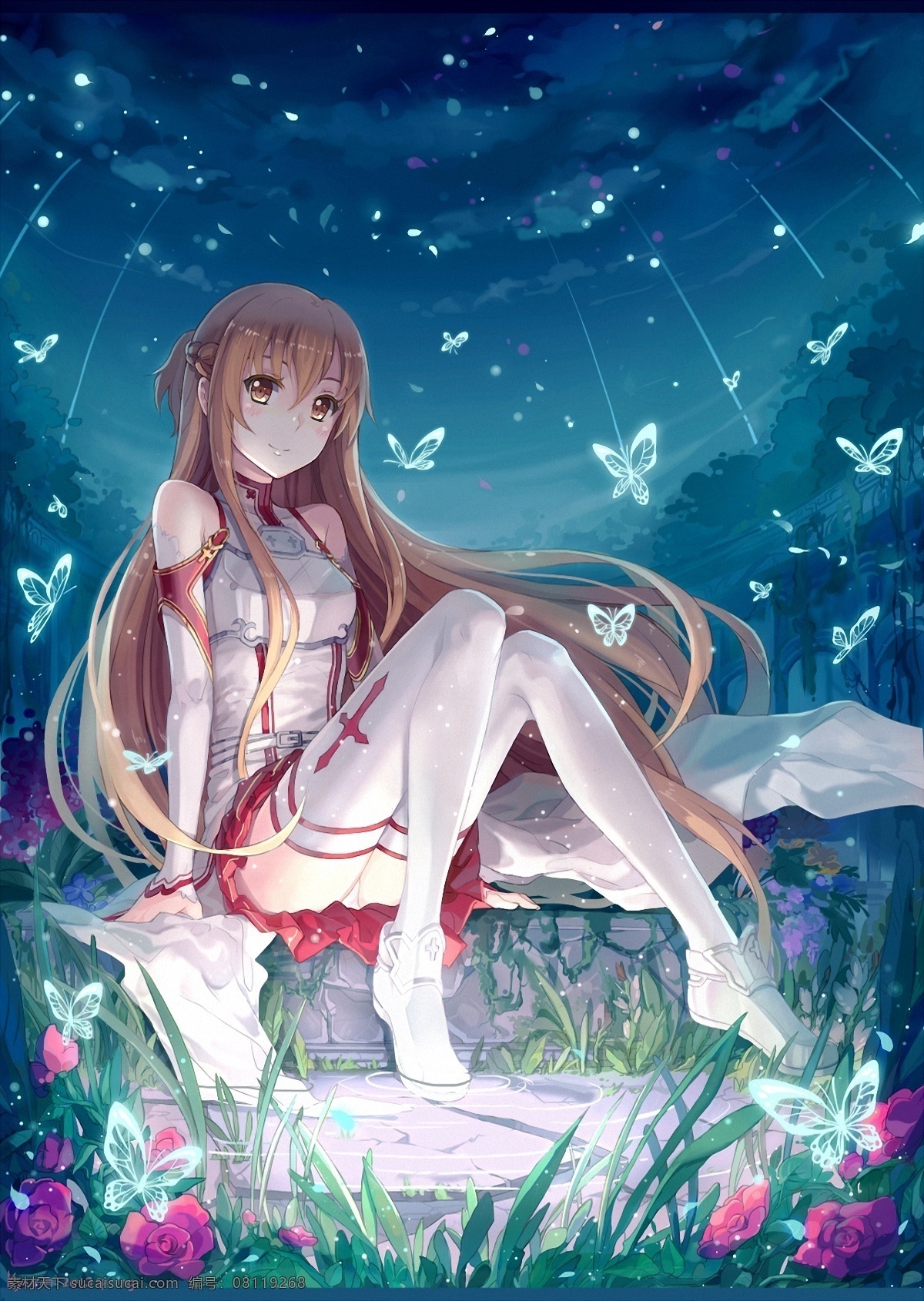 刀剑神域 亚丝娜 结城 明日奈 动漫 动漫人物 动漫动画