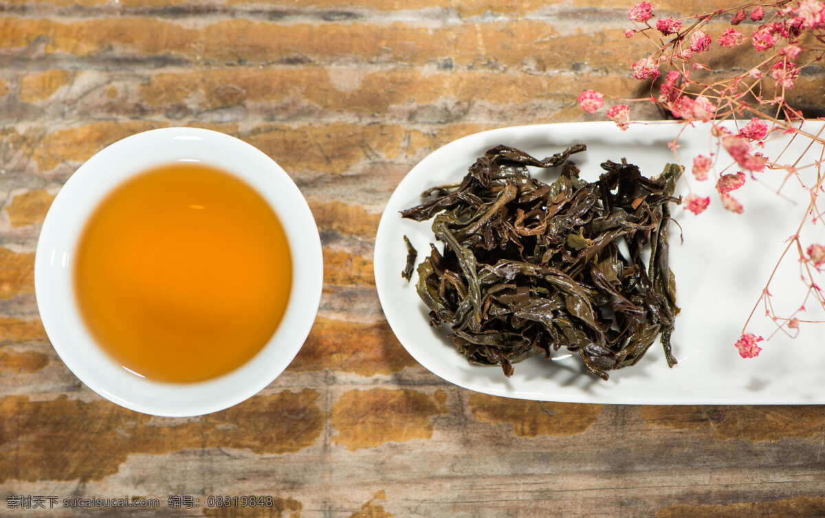传统乌龙茶水 杯子 茶叶 传统 乌龙茶 茶水 餐饮美食 饮料酒水