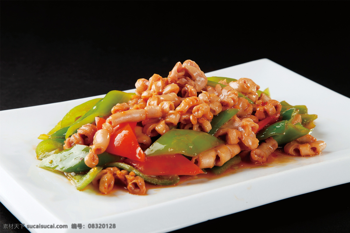 青 红椒 爆 生 肠 青红椒爆生肠 美食 传统美食 餐饮美食 高清菜谱用图