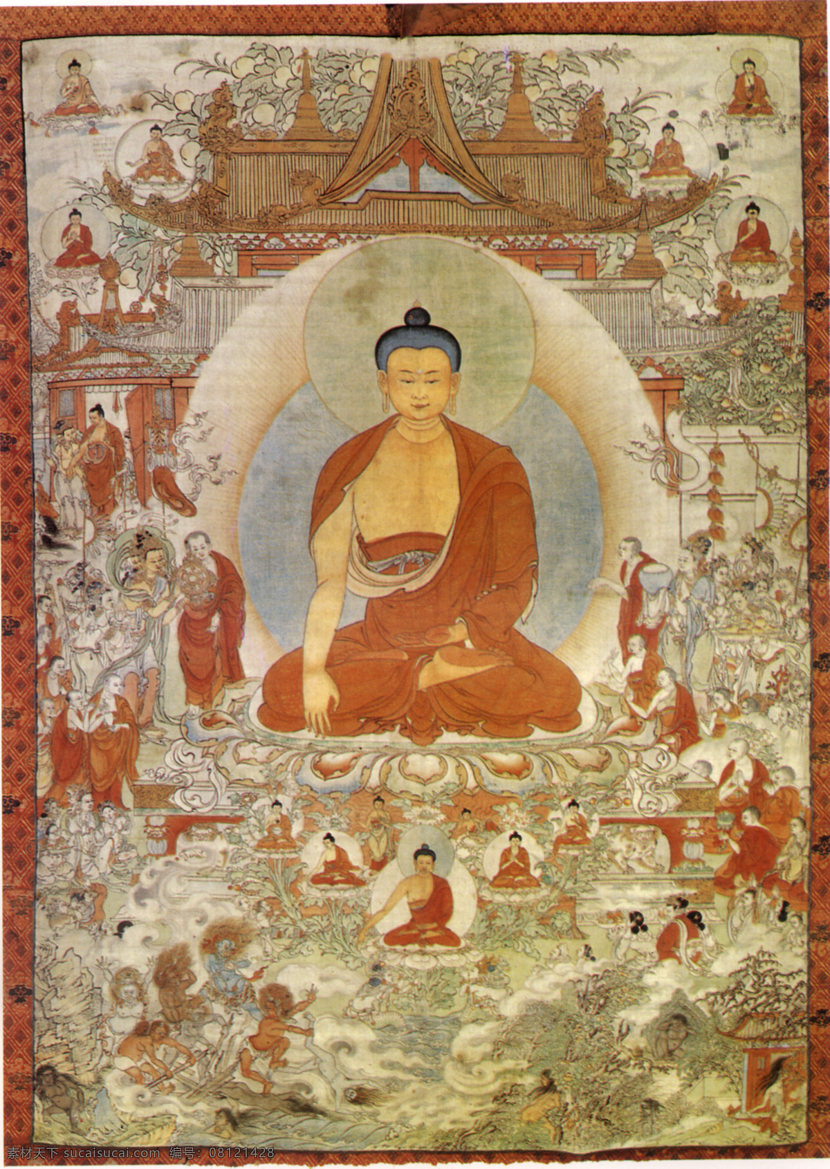 唐卡原画 唐卡 藏传佛教 宗教 佛画 艺术 原图 原画 绘画 刺绣 西藏 佛像 神像 三界 佛陀 绘画书法 文化艺术