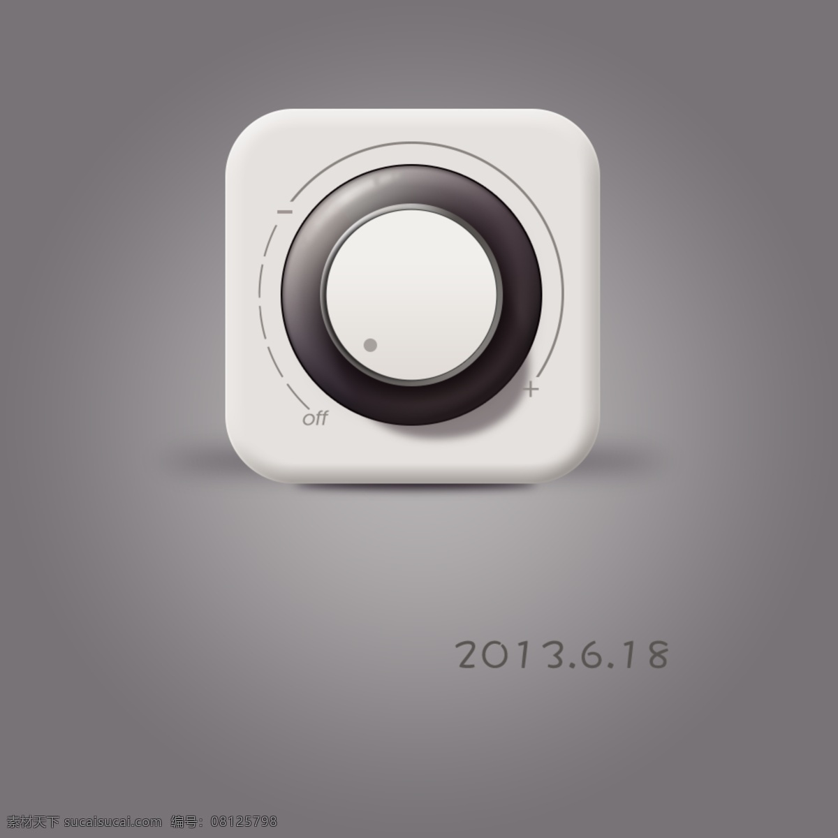 icon 开关 旋钮 凶巴巴 爆米花 psd源文件