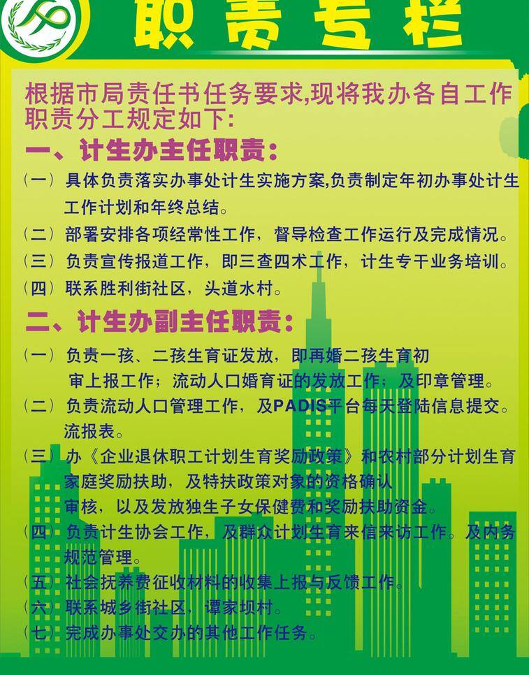 计划 生 职责 展板 和谐 计划生育 计生 计生标语 生活百科 医疗保健 职责表 职责专栏 矢量 其他展板设计