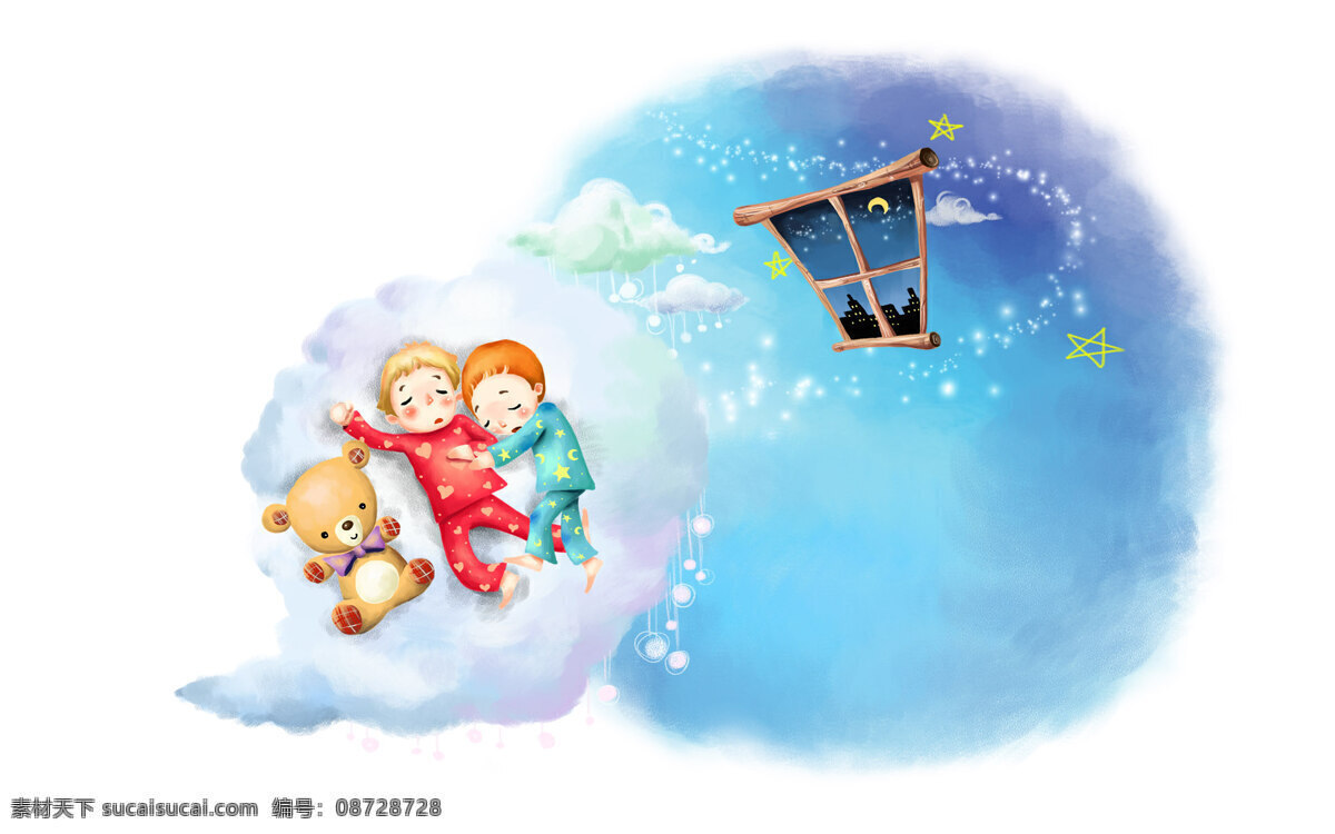 梦幻免费下载 卡通高清壁纸 梦幻 童年矢量 装饰素材 壁纸墙画壁纸