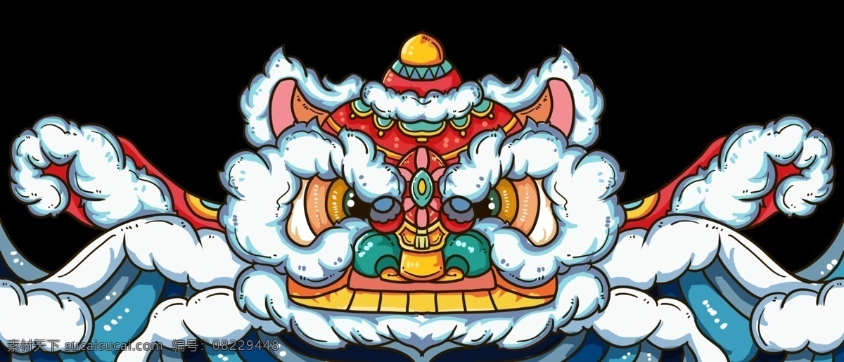 插画舞狮 卡通舞狮 手绘舞狮 舞狮插画 舞狮人物 春节元素 春节素材 新年元素 新年素材 舞龙 春节文化 过年素材 新年喜庆 元宵节 春节活动