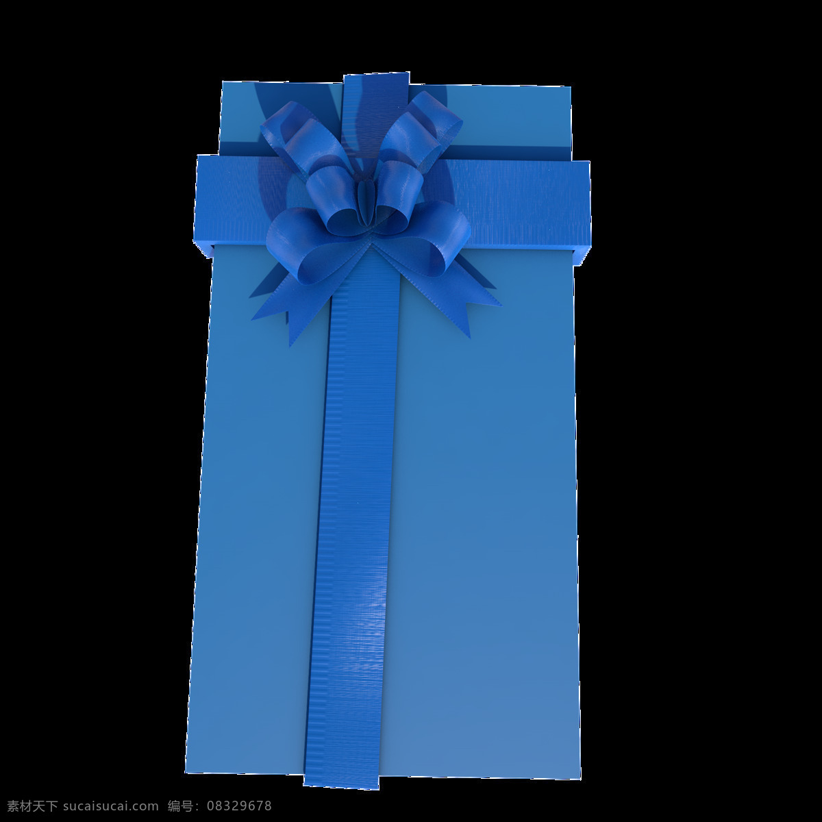 c4d 蓝色 长方形 礼品盒 礼物 盒 商用 元素 礼物盒 模型 立体 c4d源文件