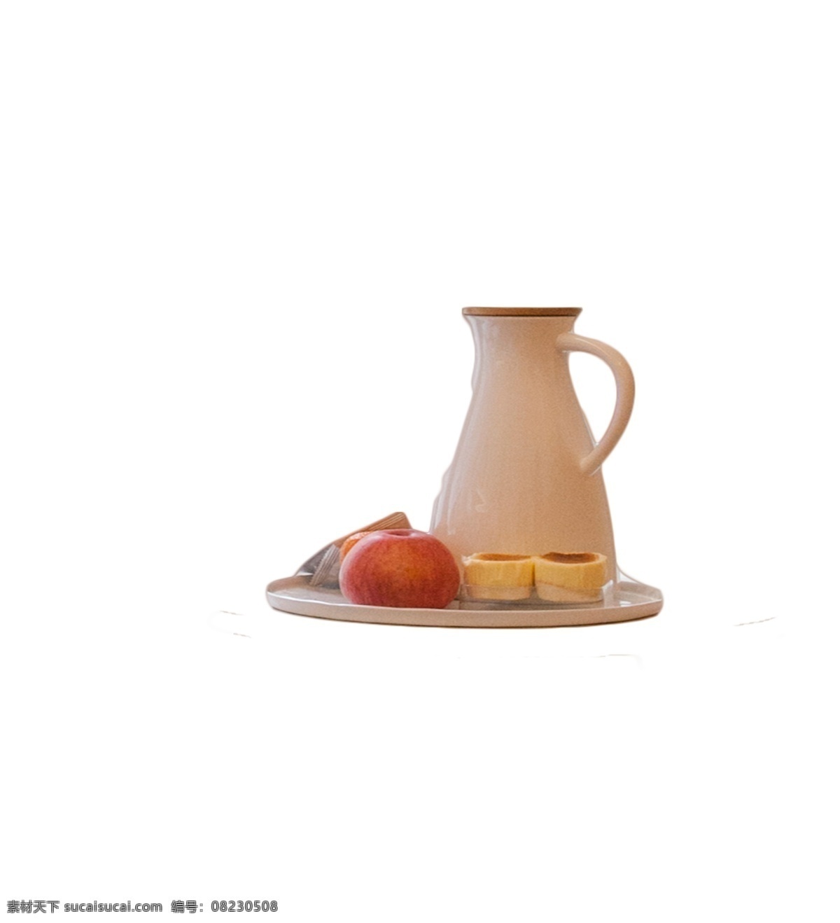 果盘茶壶水果 水果 茶壶 茶杯 饮具