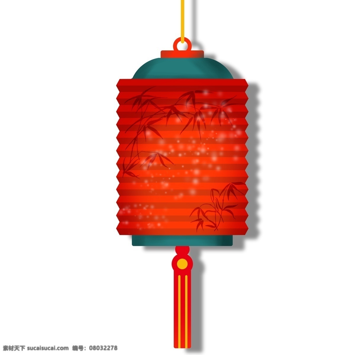 灯笼 折叠 红色 竹子 喜庆 节日 装饰 折叠灯笼 红灯笼
