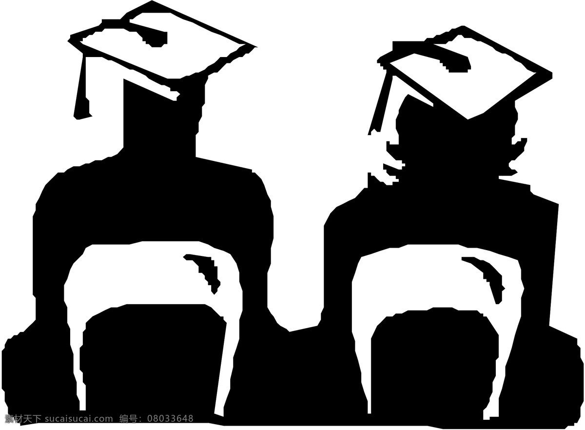 学生 背影 教育 矢量人物 矢量学生 学生背影 男女同学剪影 矢量图