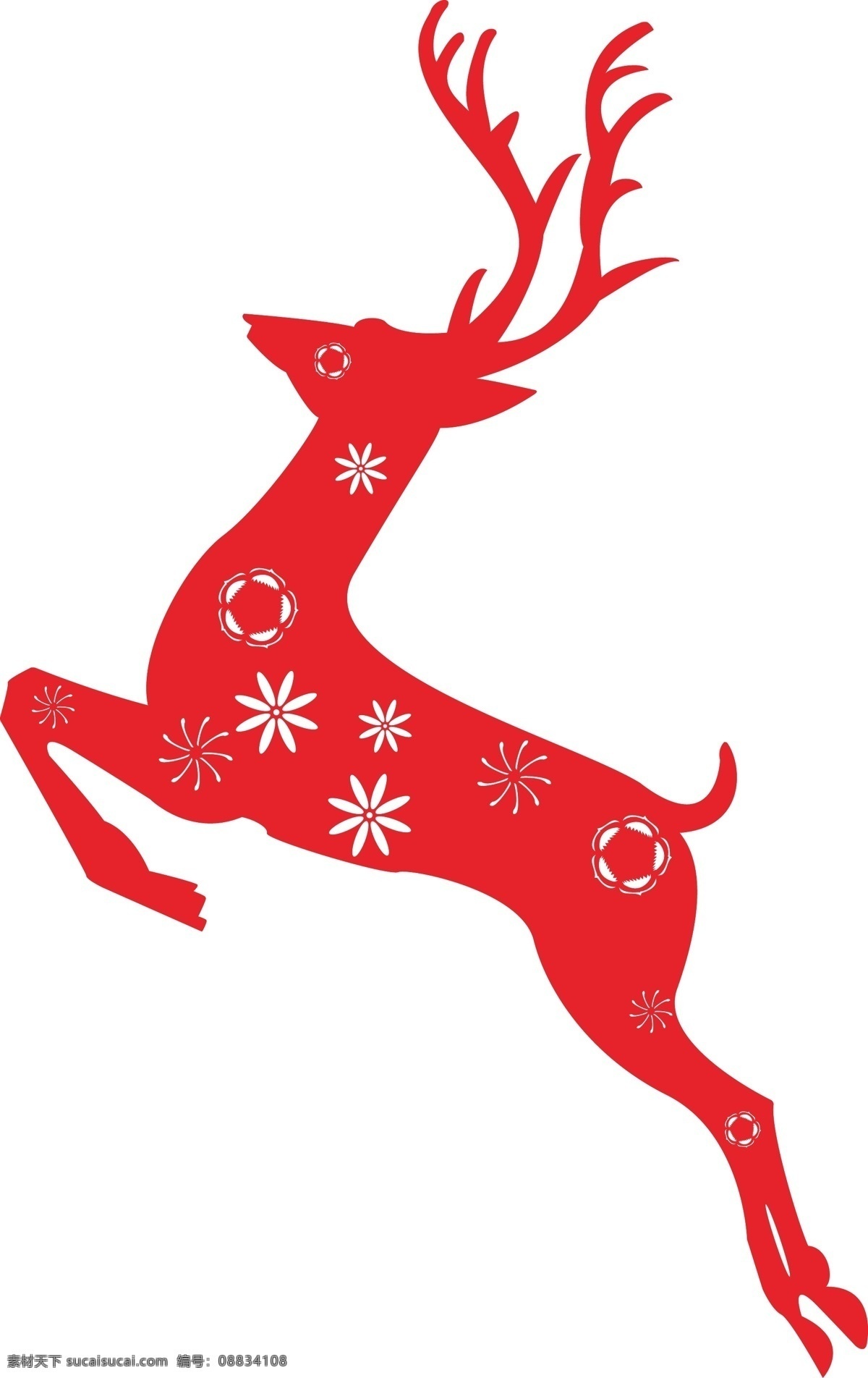 鹿卡通矢量图 鹿 矢量鹿 鹿矢量 鹿卡通 圣诞元素 圣诞素材 节日元素 节日素材 圣诞节元素 麋鹿 驯鹿 文化艺术 传统文化