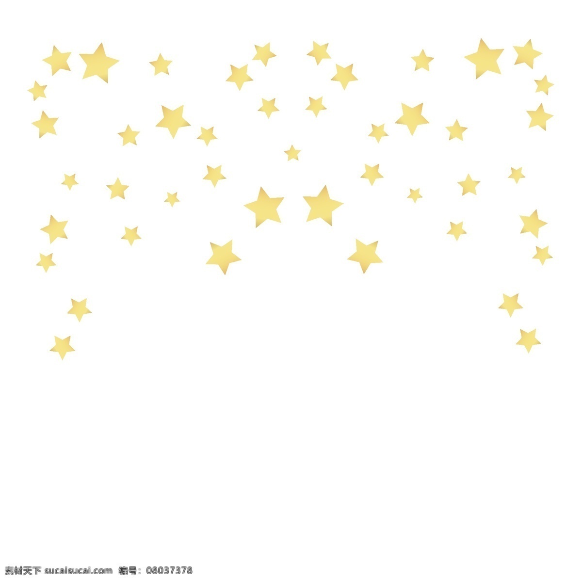 金色 黄色 漂浮 星星 元素 金色星星 黄色星星 卡通星星 漫天星星 夜空 星辰 星光 夜晚 五角星