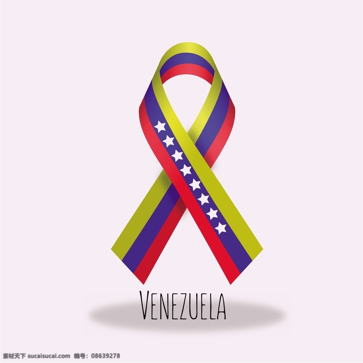 委内瑞拉 国旗 丝带 丝带设计
