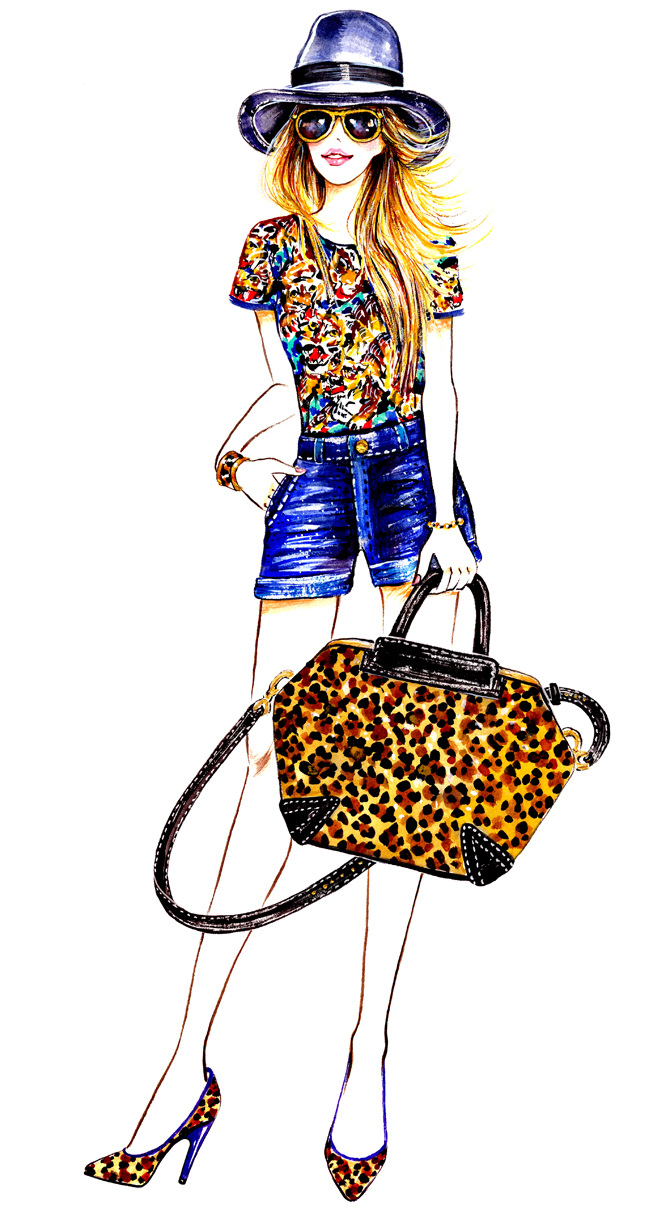 时尚女装 包包 设计图 服装设计 职业女装 职业装 女装设计 效果图 短裙 衬衫 服装 服装效果图 连衣裙 手提包