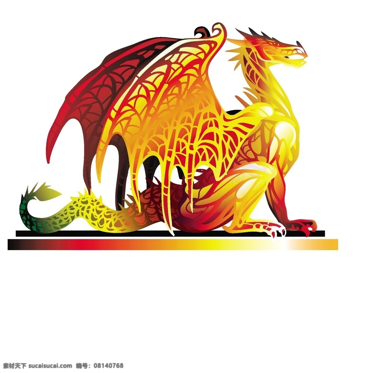 2012年 3d 翅膀 飞龙 火龙 卡通设计 龙 生物世界 中国 矢量 模板下载 中国龙 新年 矢量素材 psd源文件