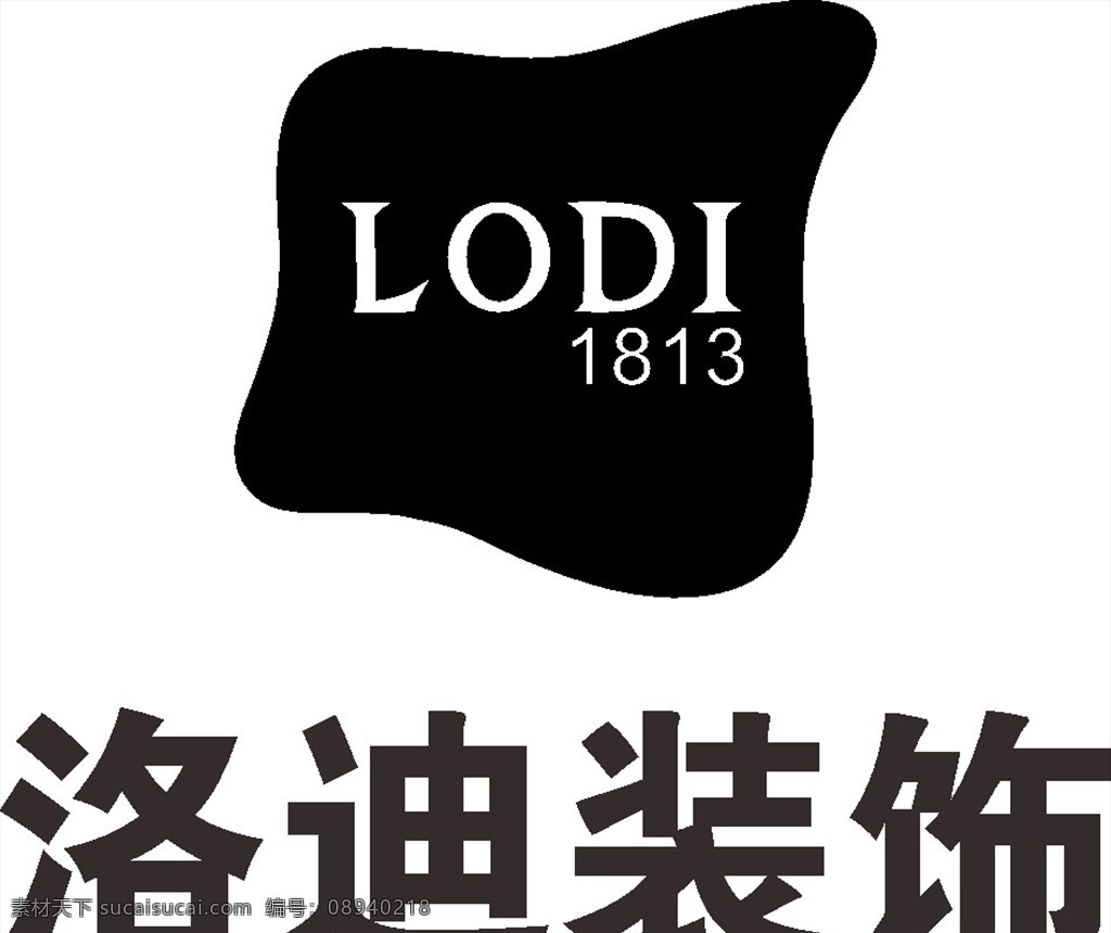 洛迪装饰 logo 标志 商标 图标 标志图标 企业