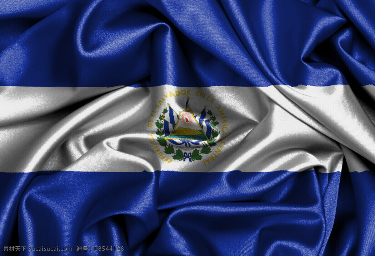 尼加拉瓜 丝绸 国旗 尼加拉瓜国旗 尼加拉瓜标志 绸缎 旗帜 国旗图片 生活百科