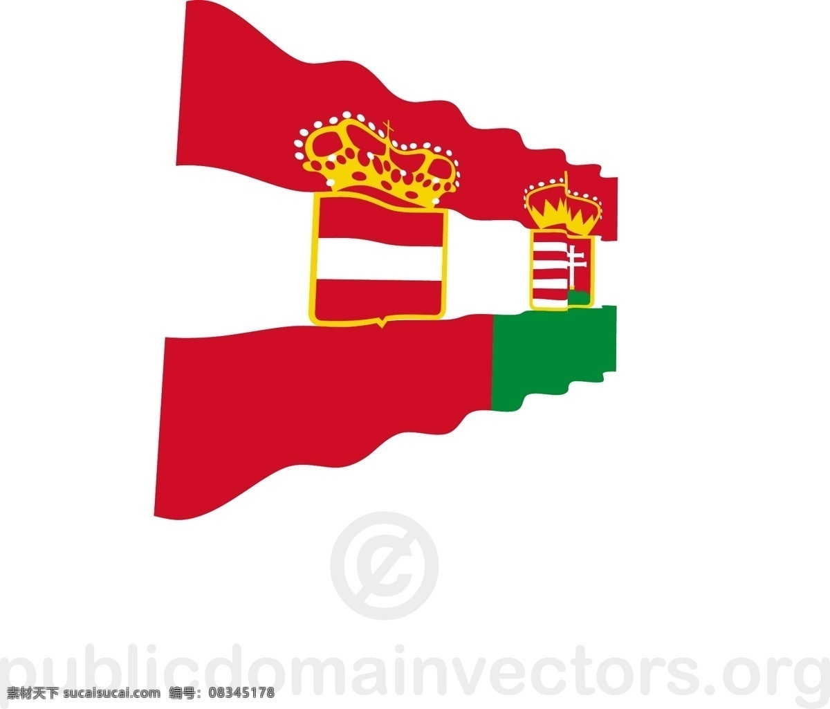 奥地利和匈牙利的帝国国旗素材图片下载-素材编号08345178-素材天下图库