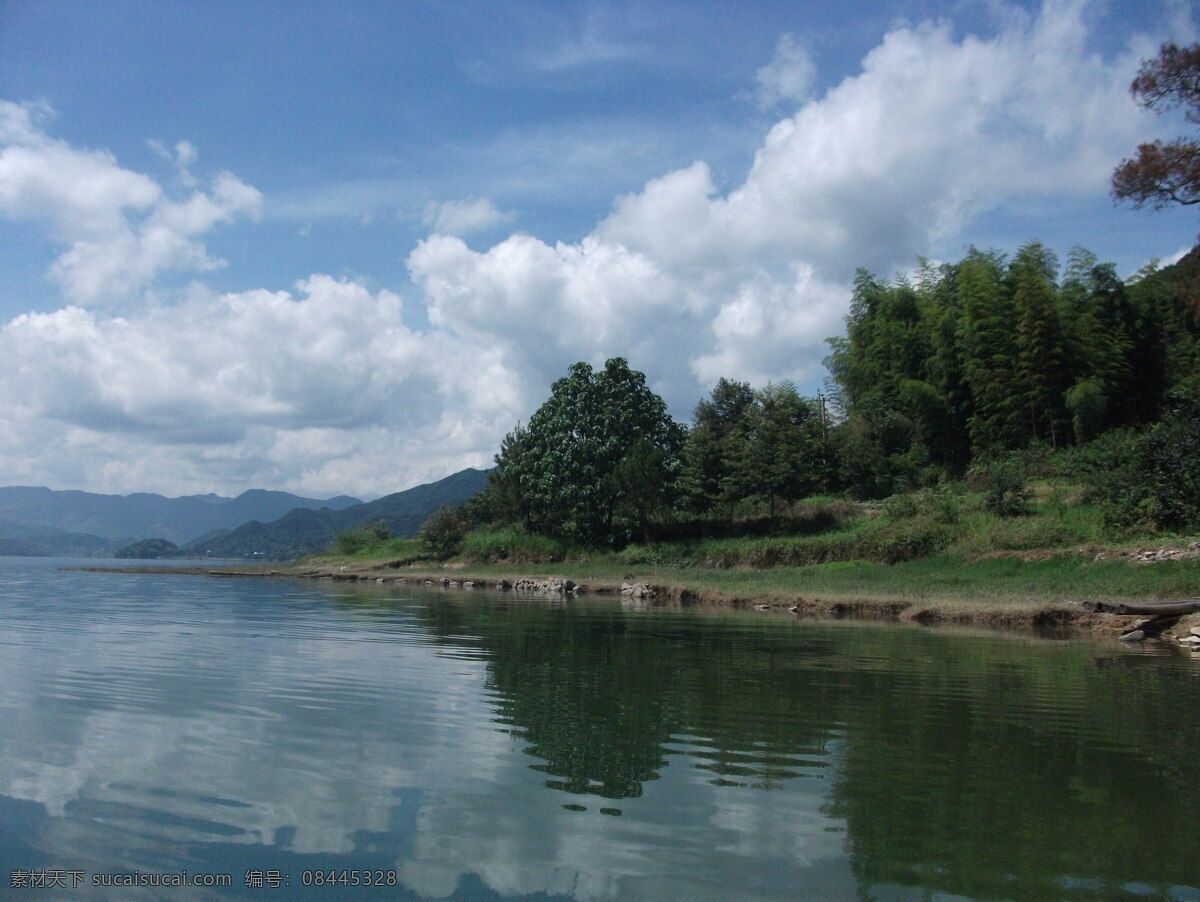 长潭水库 长潭 水库 山水风景 晴天 黄岩 自然景观