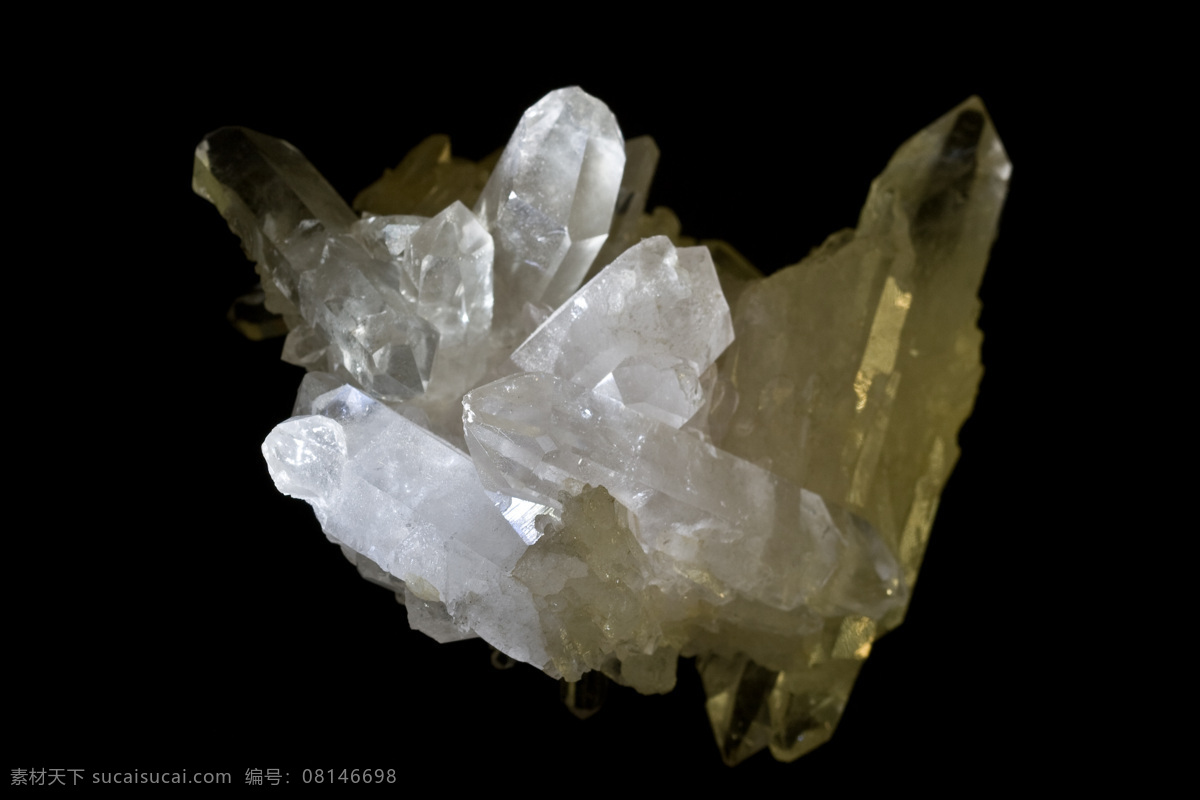 水晶 白水晶 白 矿石 水晶原石 风景图片 旅游摄影