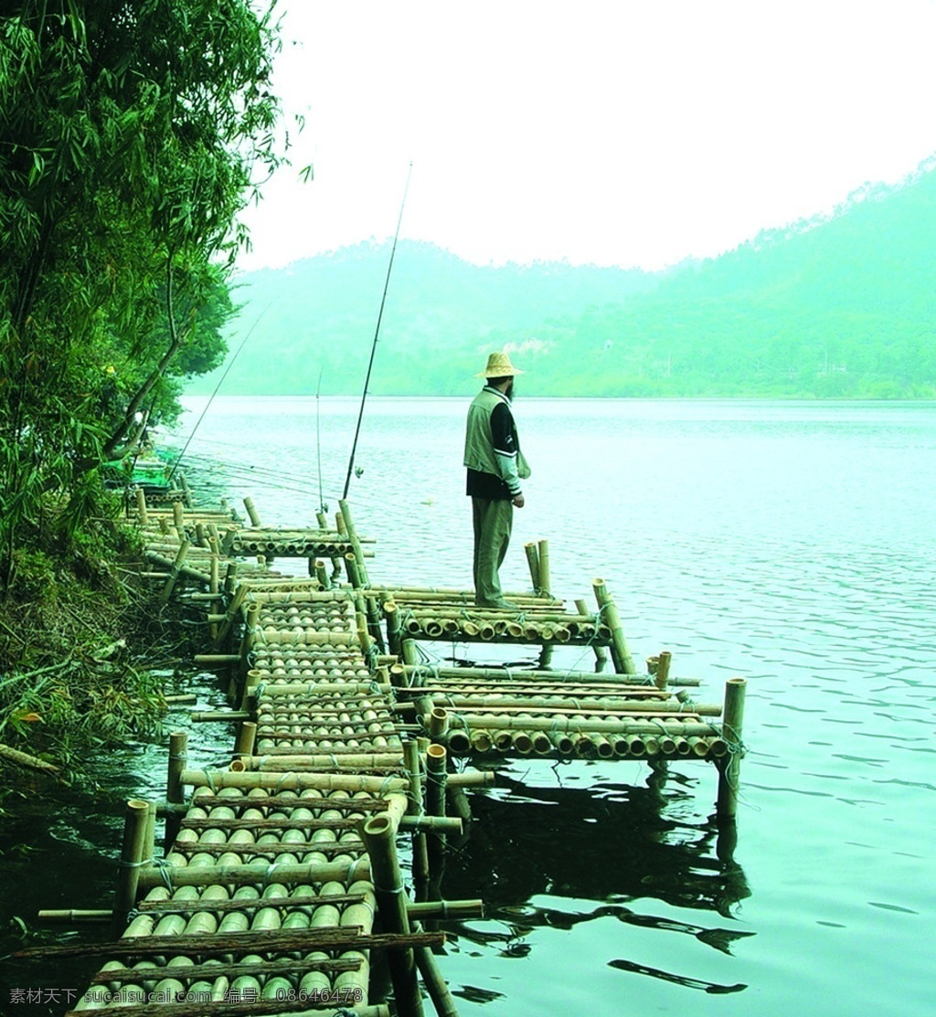 垂钓 钓场 园林 公园 河道 绿道 风景 桥 鱼水 户外运动 园林建筑 建筑园林