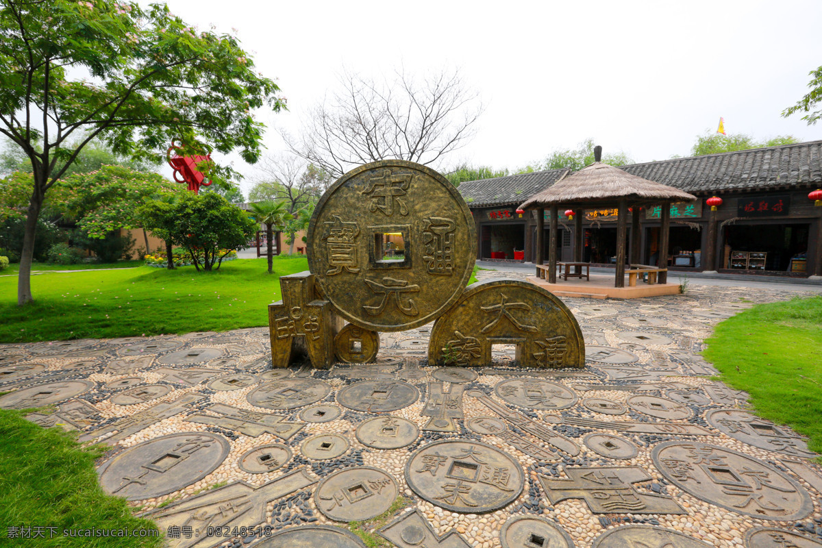 清明上河园 开封 河南 绿树 清明上河图 张择端 民俗风情 游乐园 宋代 旅游 国内旅游 旅游摄影