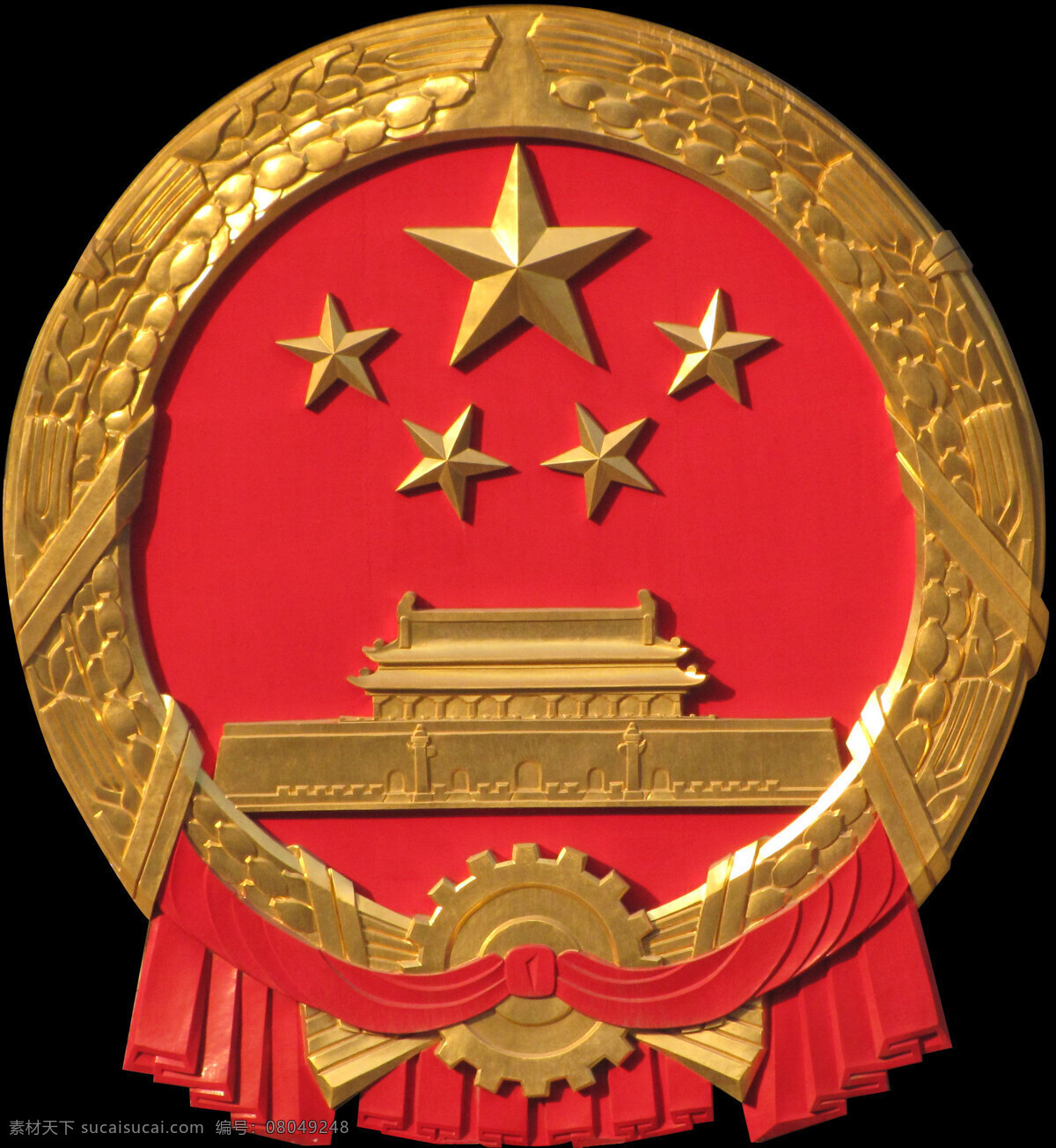 国徽 红色国徽 中国国徽 标志 建筑摄影 建筑园林