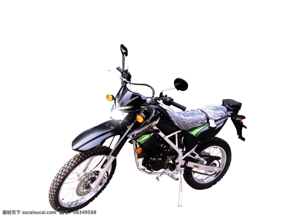 摩托车 免 抠 越野摩托车 赛事摩托 越野 川崎 绿色摩托车 kawasaki