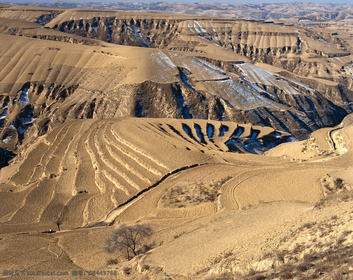 高原 沙丘 黄土高原 沟壑 荒原 自然景观 自然风景