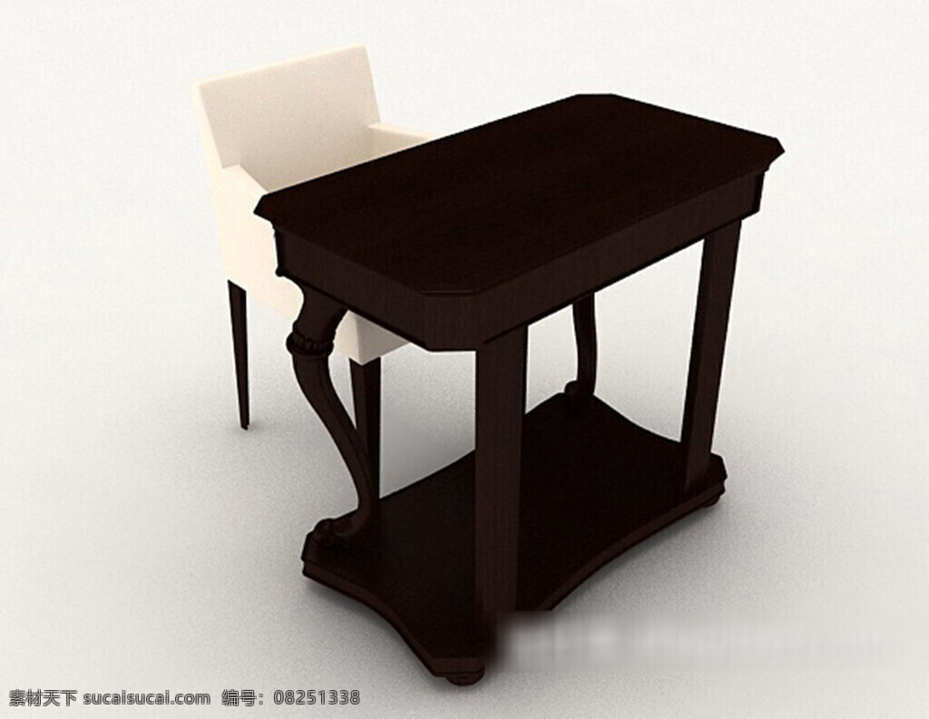 简约 新 中式 桌椅 组合 3d 模型 3d模型 3d模型下载 欧式风格 室内设计 现代风格 室内家装 中式风格模型
