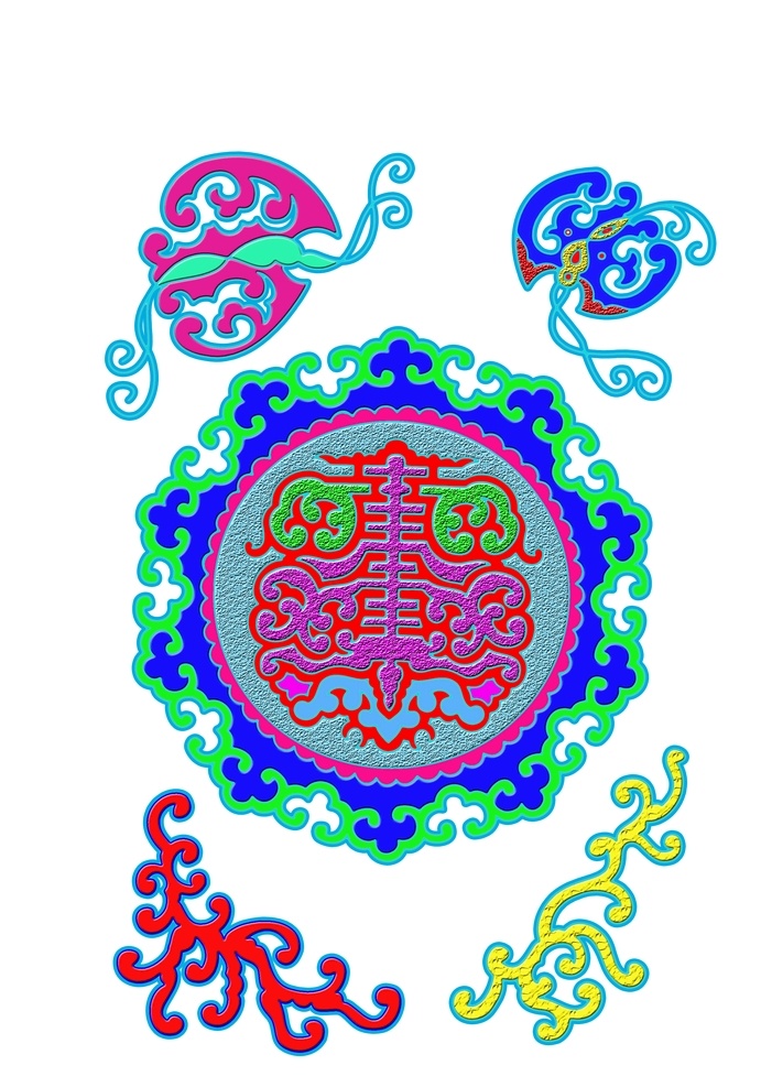 传统背景 民族底纹 民族花纹 边框花纹 福纹 大气花纹 民族花纹元素 矢花纹装饰 经典矢量花纹 传统元素 蒙古族元素 背景图案 中式花纹 印花设计 底纹边框 背景底纹 文化艺术 传统文化