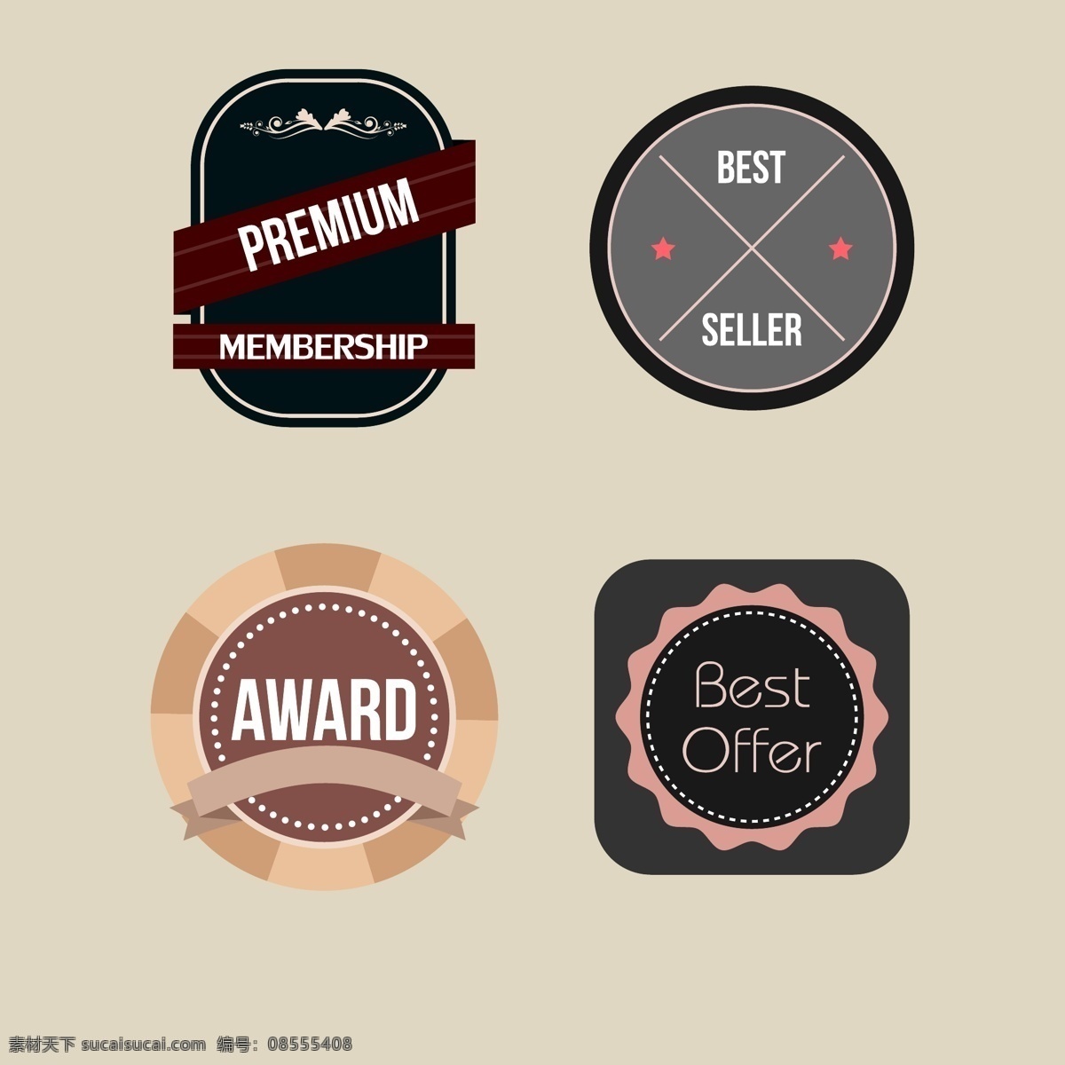 复古 高级 会员 标签 年份 盾 奖 奖牌 旧货标签 奖项 保险费 包装 成员 卖方 盾牌 灰色