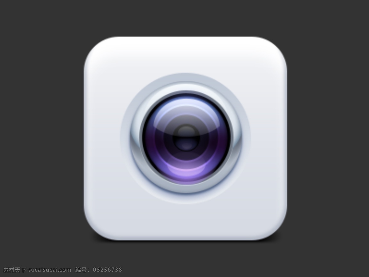 手机 相机 icon ui 白色 镜头 照相机 app app图标