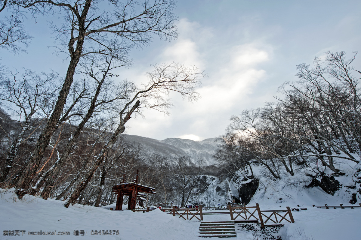 吉林 长白山 雪景