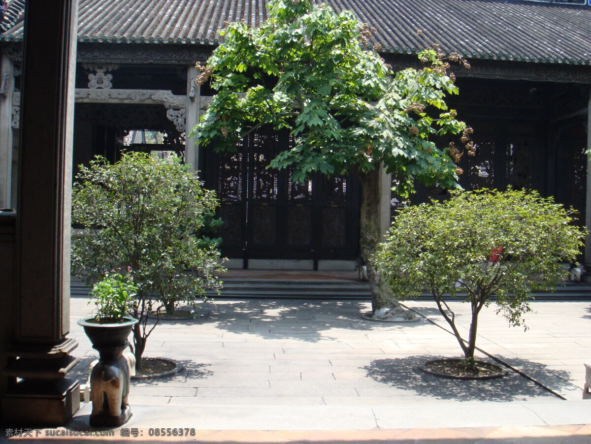 游陈家祠 旅游摄影 陈家祠 古典 黑色