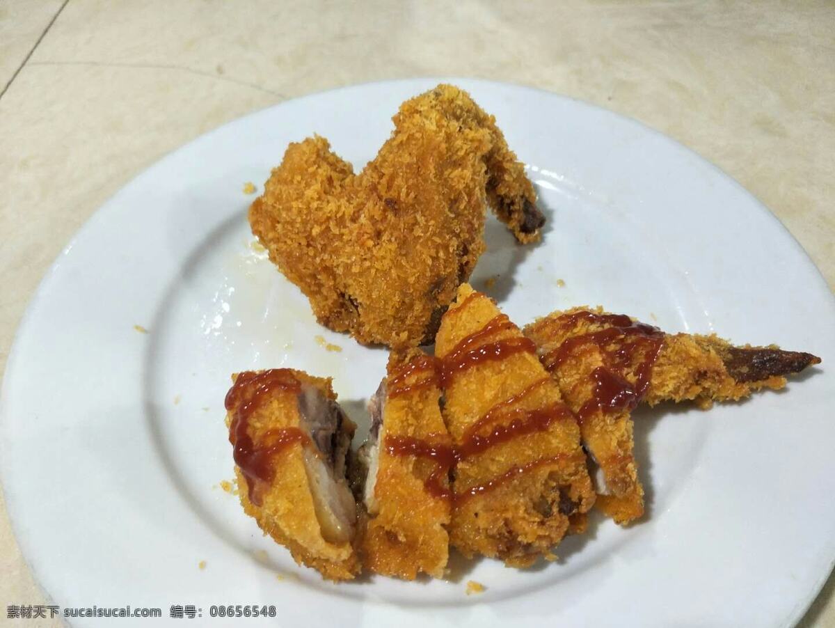 炸鸡翅 肯德基 炸鸡 炸翅 辣鸡翅 餐饮美食 传统美食